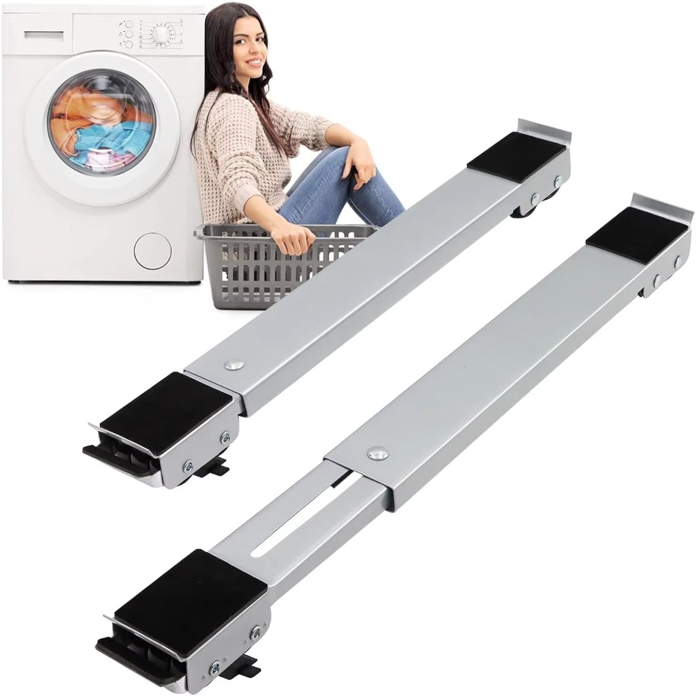 Outdoor Furniture Glides - Base réglable pour lave-linge avec roulettes
