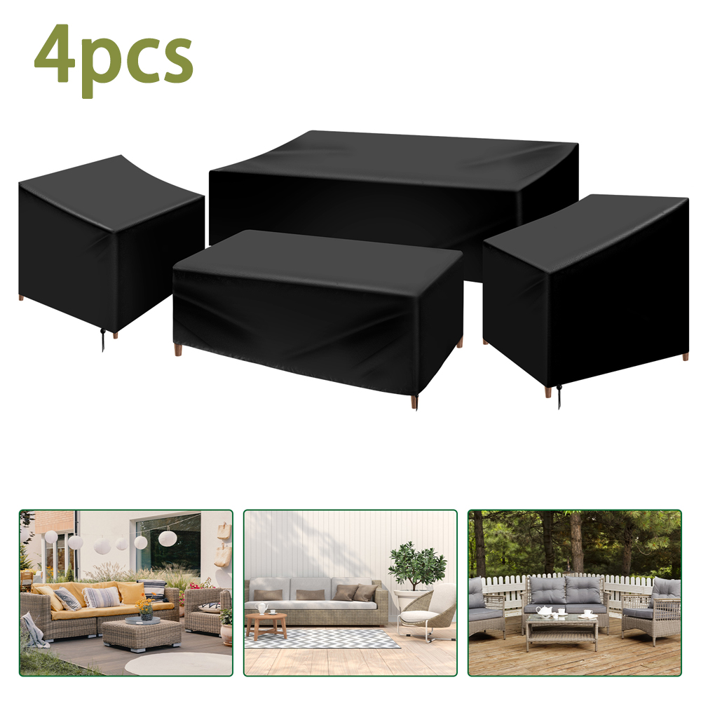 Outdoor Furniture Deals - Ensemble de housses de meubles imperméables,
