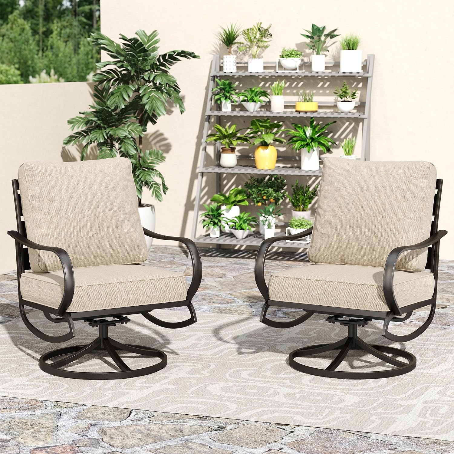 Ensemble de 2 fauteuils pivota - Deck Chair Lounger avis et prix