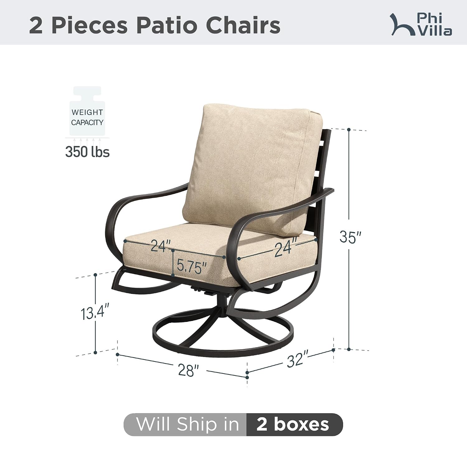 Ensemble de 2 fauteuils pivota - Deck Chair Lounger avis et prix