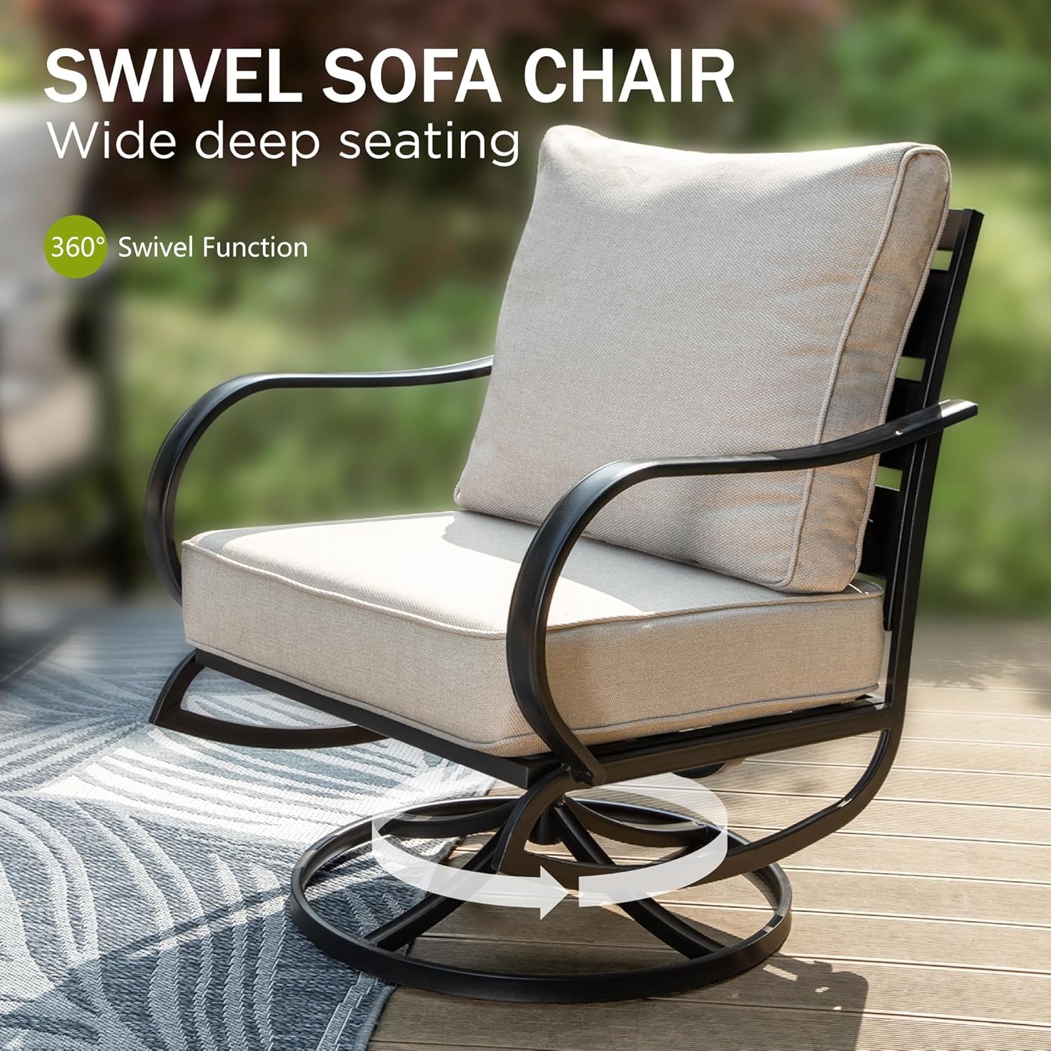 Ensemble de 2 fauteuils pivota - Deck Chair Lounger avis et prix