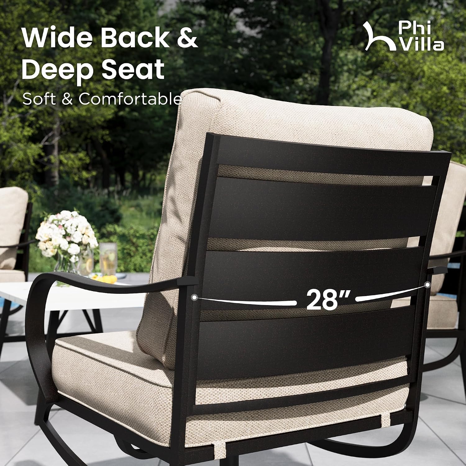 Ensemble de 2 fauteuils pivota - Deck Chair Lounger avis et prix