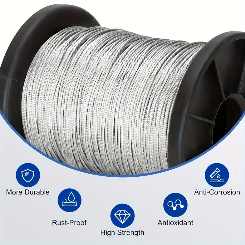 Câble en acier inoxydable de 5 - Outdoor Furniture Rope avis et prix