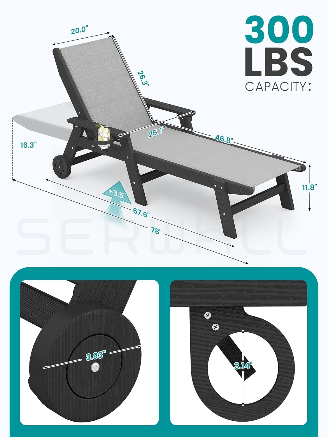 Ensemble de 2 chaises longues  - Deck Chair Lounger avis et prix