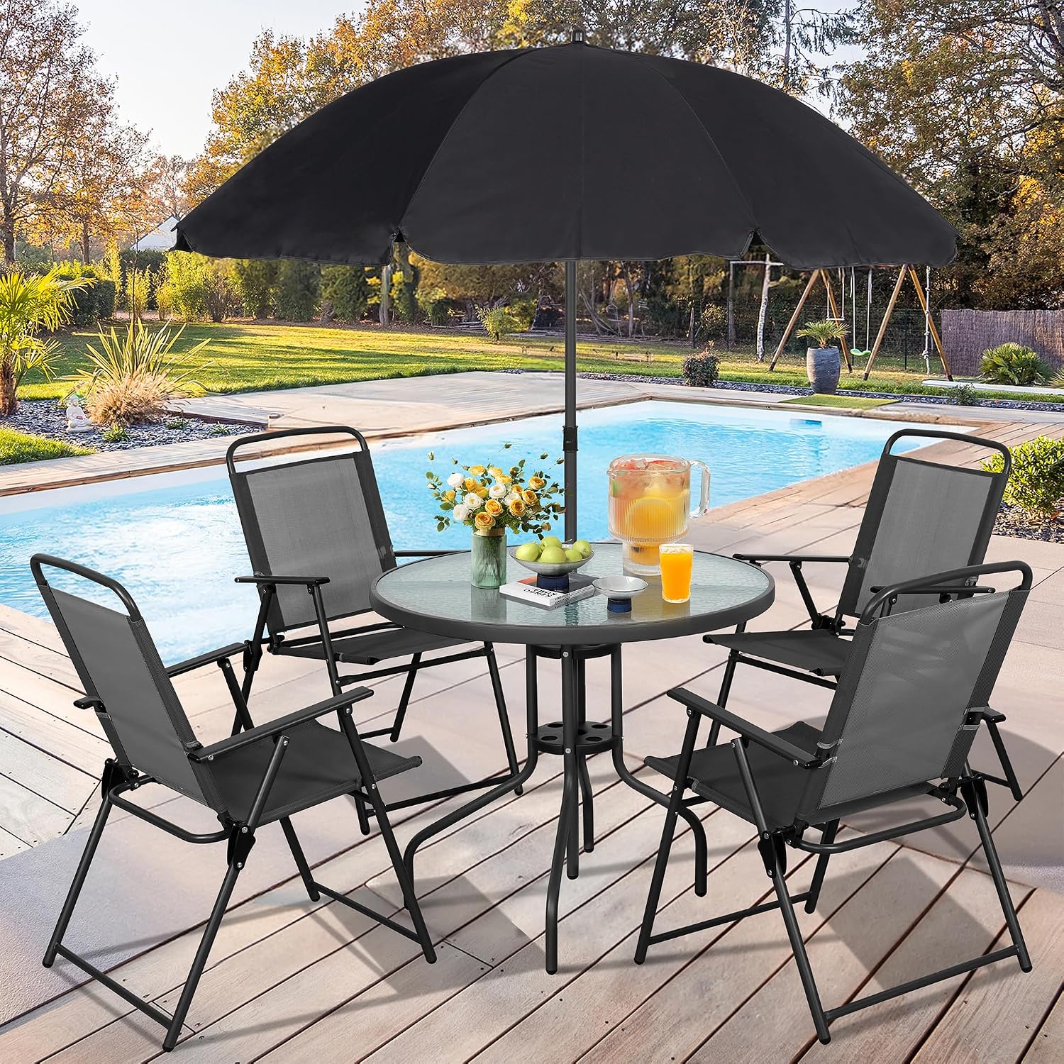 Ensemble de salle à manger de  - Outdoor Furniture Sunbrella avis et prix