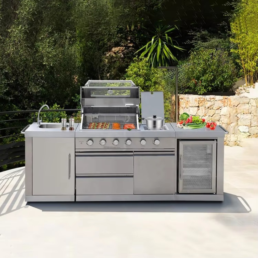 Cuisine extérieure avec toit,  - Outdoor Furniture Deals avis et prix