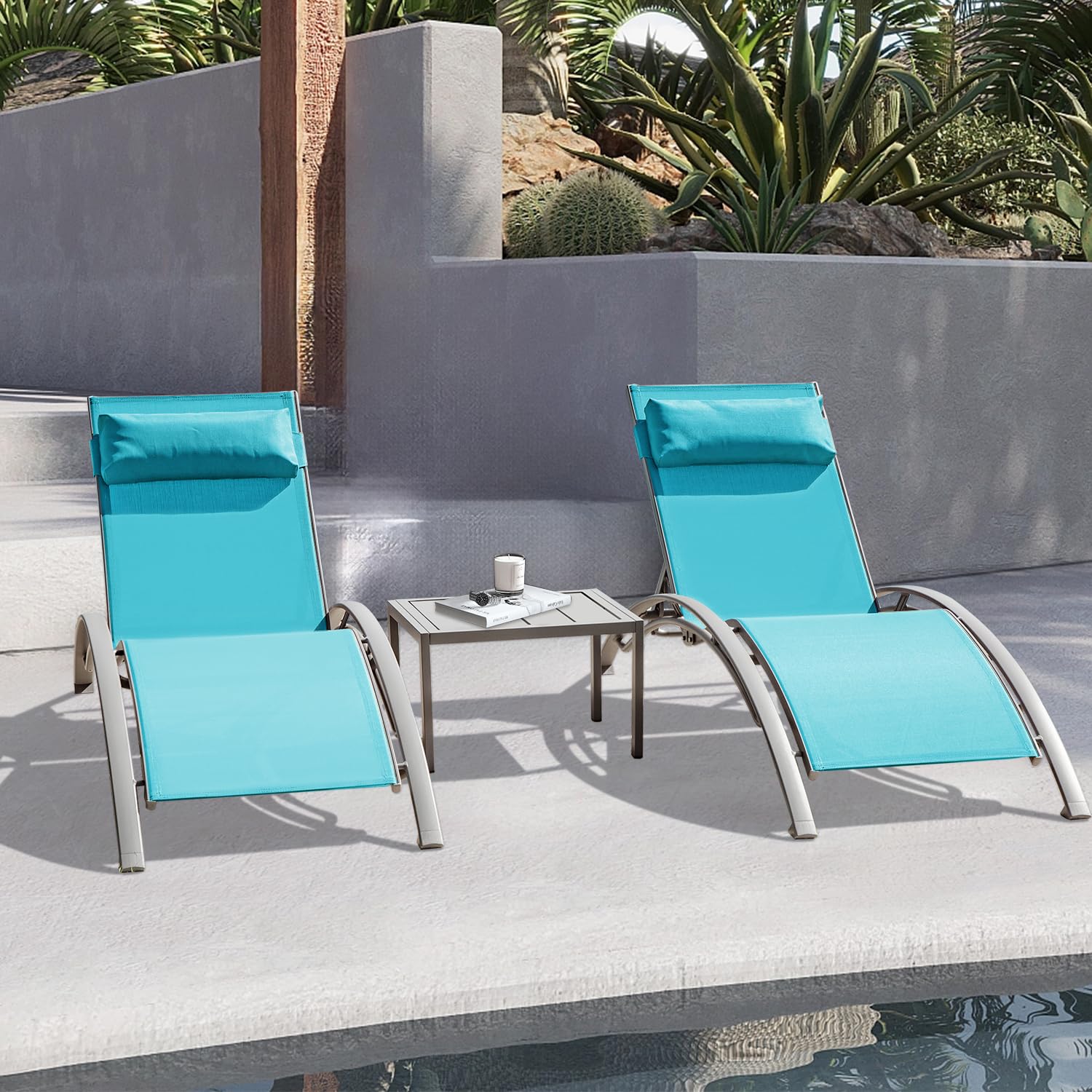 Ensemble de chaises longues d' - Deck Chair Lounger avis et prix