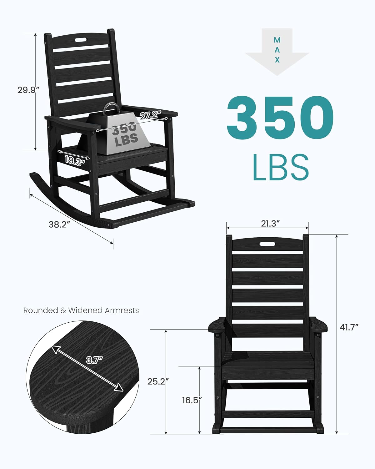 Fauteuil à bascule d'extérieur - Deck Chair Lounger avis et prix