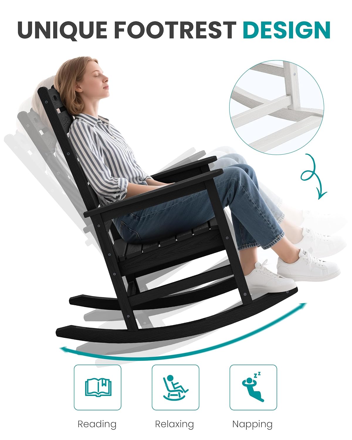Fauteuil à bascule d'extérieur - Deck Chair Lounger avis et prix