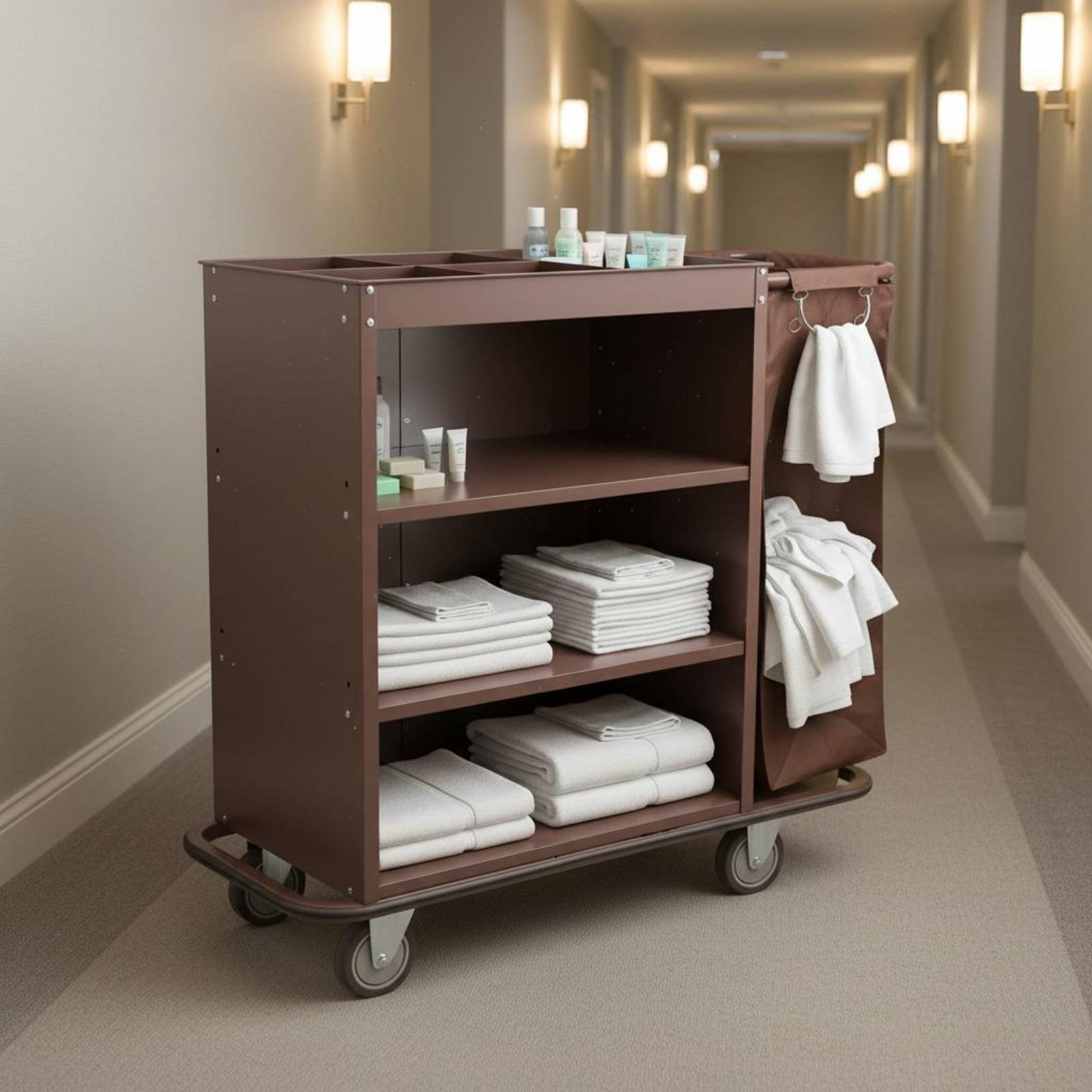 Chariot de linge d'hôtel multi - Outdoor Furniture Glides avis et prix
