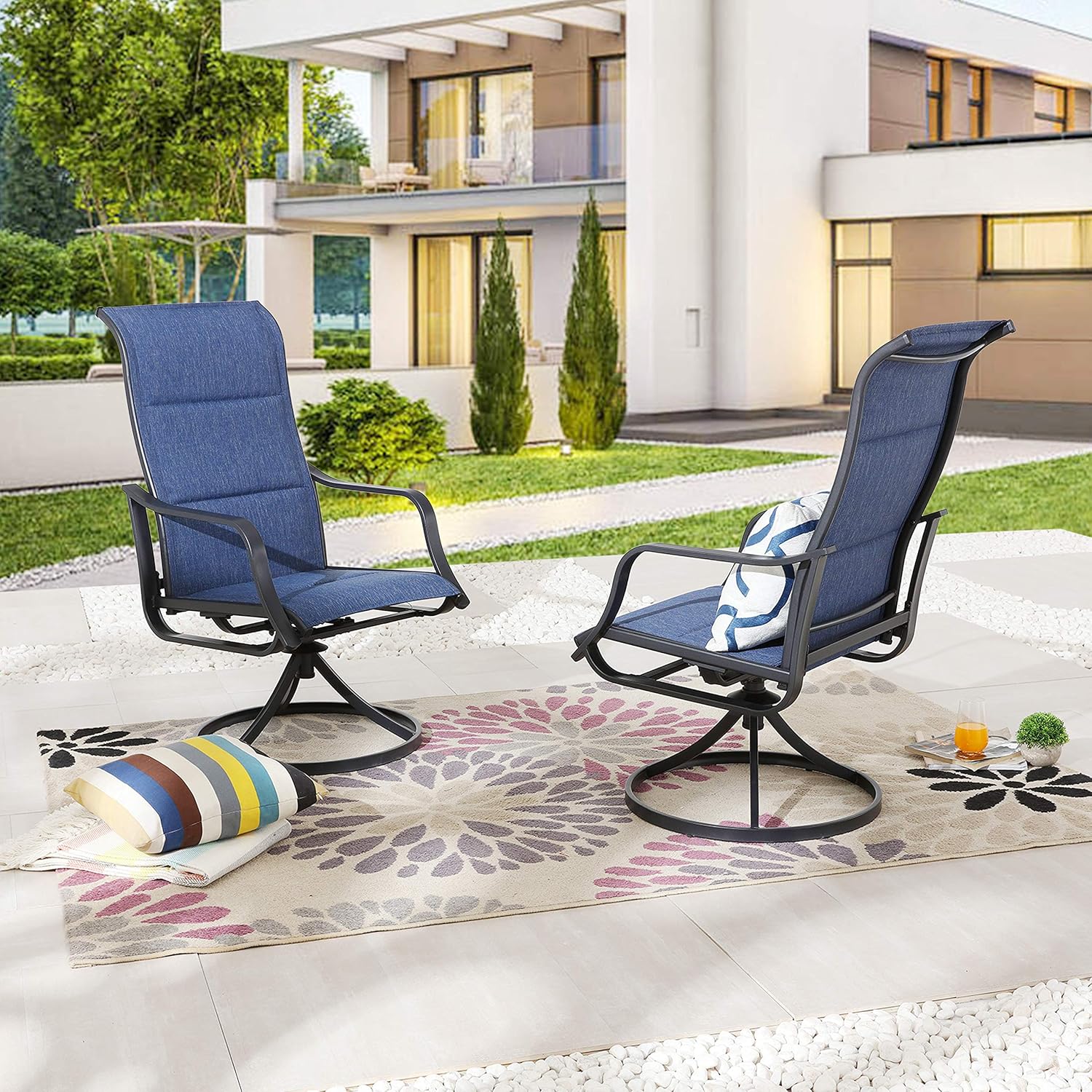 Ensemble de 4 chaises de salle - Deck Chair Lounger avis et prix