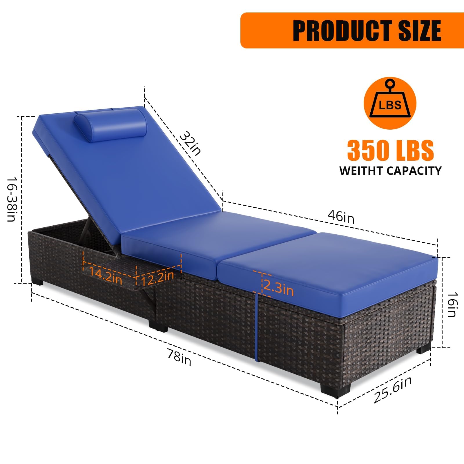 Ensemble de 2 chaises longues  - Outdoor Furniture Deals avis et prix